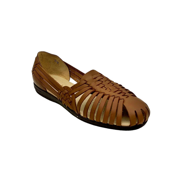 Softspots Shoes - Softspots Womens Leather Sandal Trinidad Rust - Wide